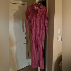 Pink pistola jumpsuit size Large